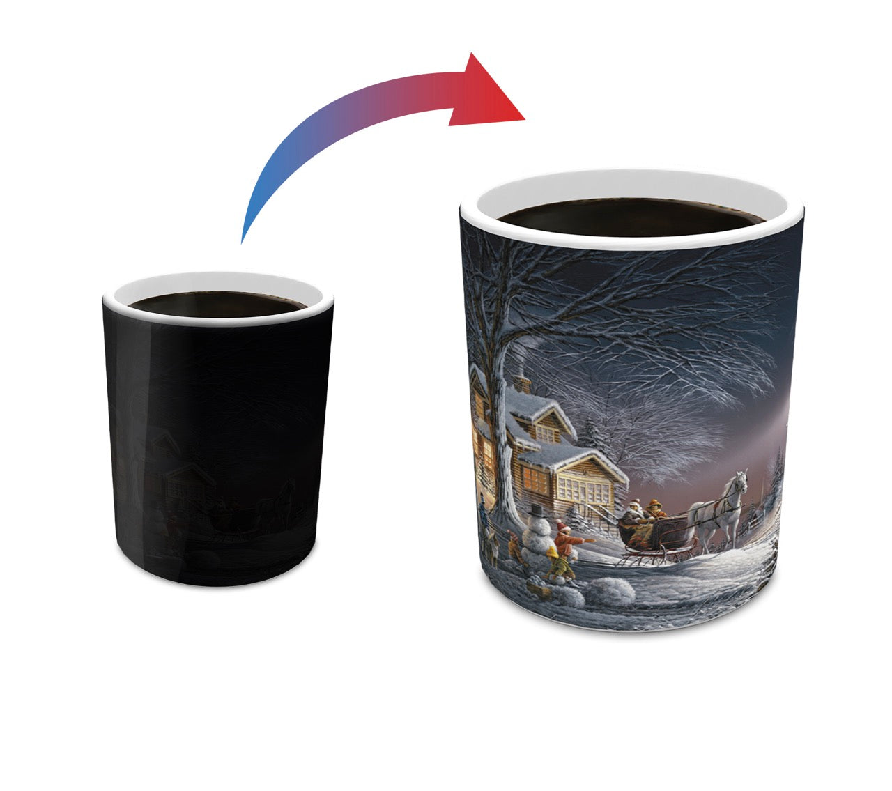 Wild Wings (Winter Wonderland) Morphing Mugs®  Heat-Sensitive Mug MMUG1597